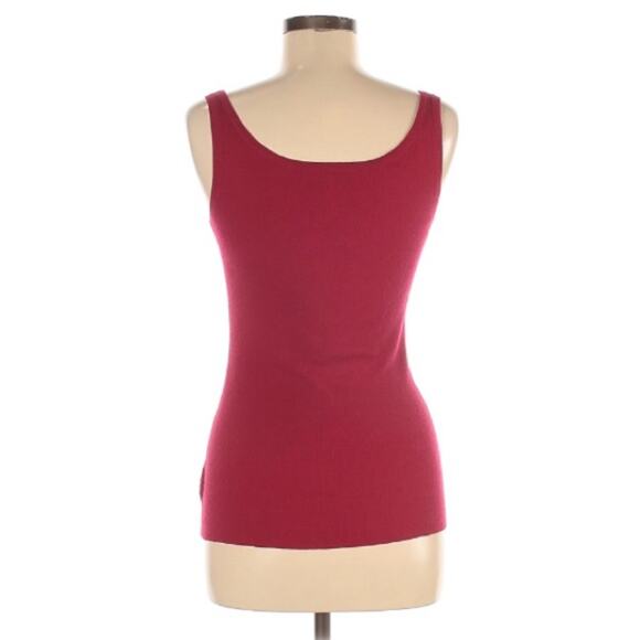 Michael Kors collection cashmere ribbed tank sz M - Picture 3 of 6